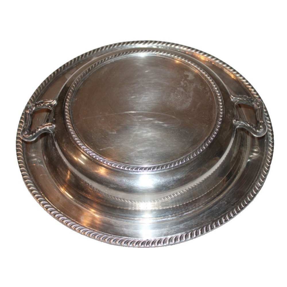 vintage Oneida 3-piece silverplated serving dish set Fiesta 3891
